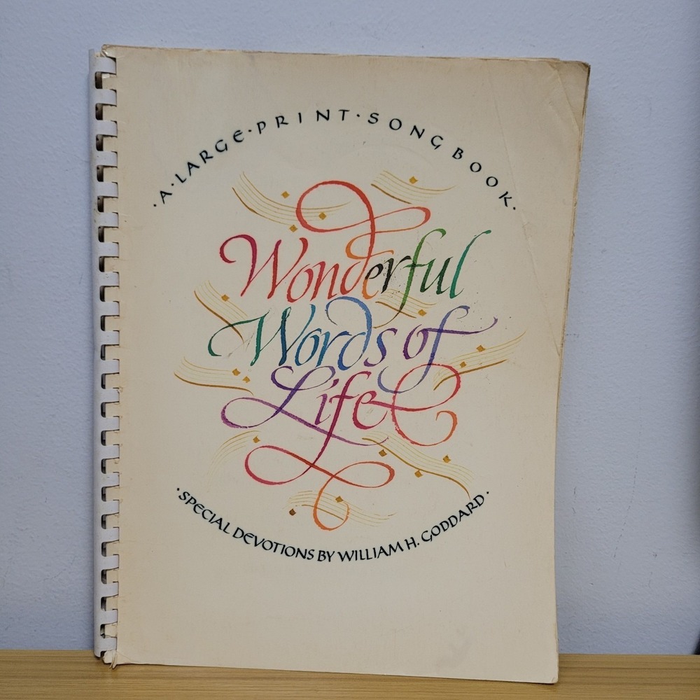 Wonderful Words of Life Songbook (Special Devotions by William H. Goddard) Book